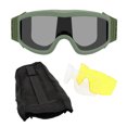 thumbnail image 1 of Gafas protectoras Gafas de seguridad antivaho multifuncionales para protección de entrenamiento Verde, 1 of 5