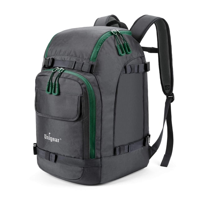 Bolsa para botas de esquí Unigear 50L, mochila de viaje para botas de esquí, gris