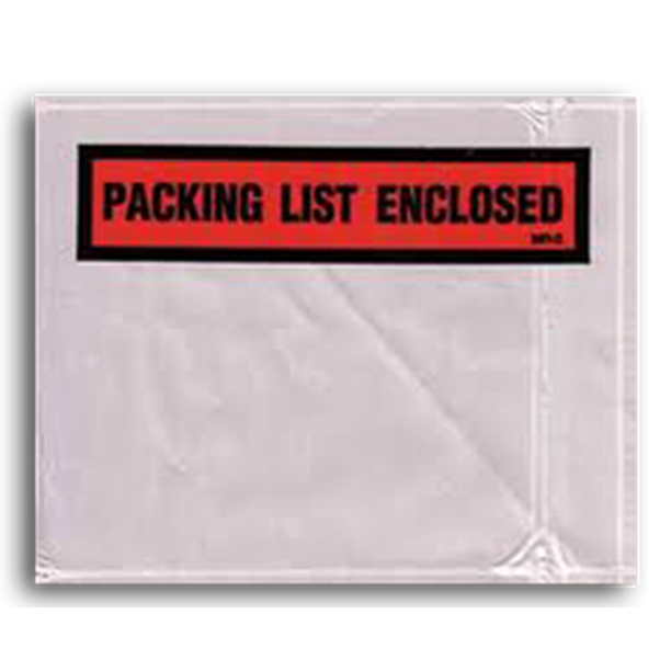 Packing List Envelopes, Packing List Enclosed, Medium Block, 5 1/2 X 10