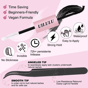 Lash Clusters Kit for DIY Lash Extension at Home, 30&40D False Eyelashes Set wit