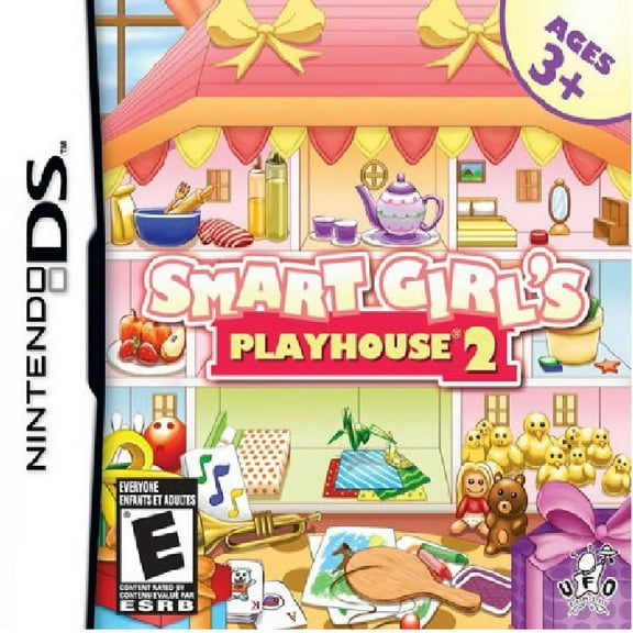 Restored Smart Girl's Playhouse 2 (Nintendo DS, 2009) Kids Game (Refurbished)