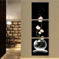 thumbnail image 4 of Bangcool 3PCS Wall Art Paintings Unframed Abstract Flower Canvas Prints Wall Decor, 4 of 10