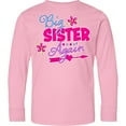 thumbnail image 3 of Inktastic Big Sister Again with Flowers and Arrow Long Sleeve Youth T-Shirt, 3 of 5