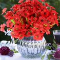 thumbnail image 5 of Viworld 6 Bundles Artificial Flowers Outdoors, UV Resistant Fake Silk Flowers with Plastic Plants for Indoor Outside Hanging Decoration , Red, 5 of 7