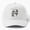 White, variant on Still Waiting Stop Hating Baseball Cap, Patience and Kindness Statement Graphic Design, Classic Hat