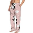 thumbnail image 2 of Bingfone Panda Mens All Over Print Sleep Pajama Pants-Medium, 2 of 9