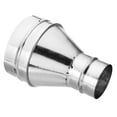 thumbnail image 1 of Unique Bargains 6 Inch to 3 Inch Round Duct Reducer, Galvanized Steel Adapter Pipe Fitting, Silver Tone, 1 of 5