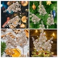 thumbnail image 2 of 12 Pcs Christmas Tree Floral Picks Imitation Berries Decor Glitter, 2 of 8