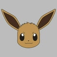 thumbnail image 2 of Girl's Pokemon Eevee Face  Graphic Tee Athletic Heather Medium, 2 of 5