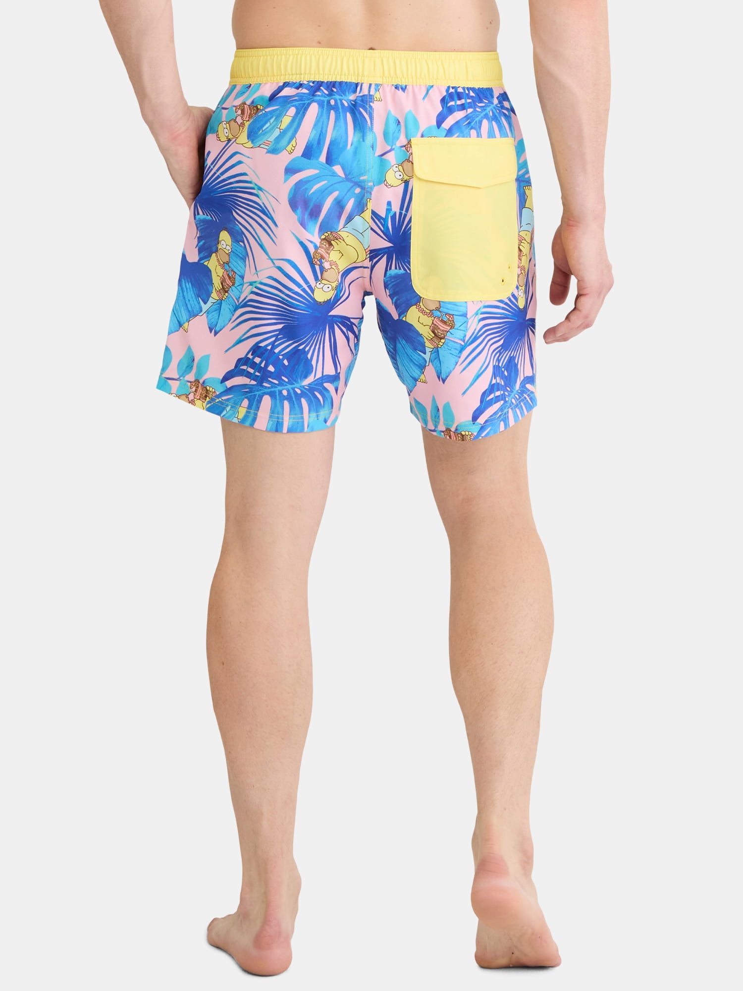 License Men’s & Big Men's Graphic Swim Shorts, Sizes S-3XL