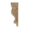 thumbnail image 4 of 10-1/2 in. x 4-7/8 in. x 3-1/2 in. Unfinished Medium North American Solid Red Oak Classic Traditional Plain Wood Corbel, 4 of 6