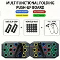 thumbnail image 5 of DEISNGB 2-1 Multifunctional Folding Push Up Board, Portable Folding 28 In 1 Home And Gym Exercise Equipment, Suitable For Chest And Back Exercises, Fitness Strength Training Stand, 5 of 11