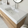 thumbnail image 6 of 72" Wall Mounted Floating Bathroom Vanity in Oak with White Quartz Sink, 6 of 11