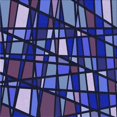 thumbnail image 1 of Ahgly Tapis d'Intérieur Lavable en Machine Carré Transitionnel Bleu Minuit, 5 Pieds Carré, 1 of 7