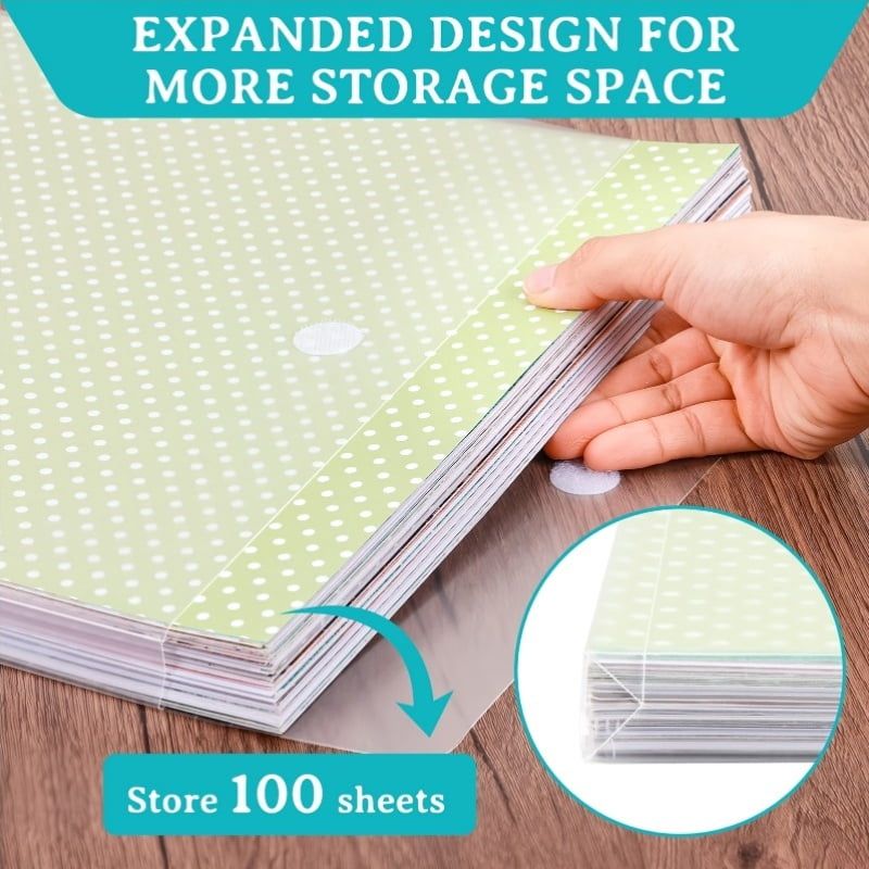 20pcs of Plastic Storage Boxes for Scrapbook Paper - Spacious Containers for Organizing Craft Materials, Featuring a Closure And Transparent Design, Perfect for Everyday Scrapbook Storage