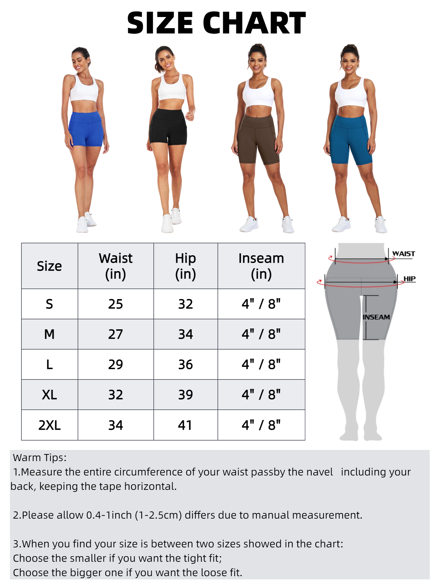 NELEUS Women's 8" High Waist Biker Shorts, Black photo 3
