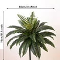 thumbnail image 3 of 2025 New Artificial Fern for Outdoors Ferns Large Artificial Ferns for Front Porch Halls Indoors Gardens Churches Window Box Decorating, 3 of 4