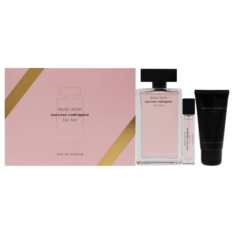 Narciso Rodriguez Musc Noir For Her Eau De Parfum, 3 Pc Set: 3.3oz