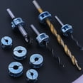 thumbnail image 3 of BQBQERT 1Set 5-11mm Drill Bit Locator Woodworking Drill Limiter Depth Stop Collars Positioner With Wrench, 3 of 9