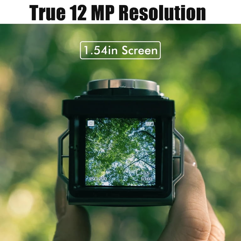 CHUZHAO Retro TLR-Style Mini Digital Camera - Portable Pocket