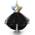 thumbnail image 4 of RUTAYY Children Girls Dress Round Neck Sparkly Sequins with Detachable Train Performance Party Gown Holiday Chic Dresses, 4 of 4