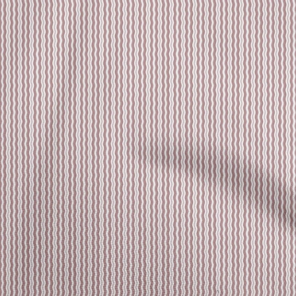 oneOone Viscose Chiffon White Fabric Zig Zag & Dress Material Fabric Print Fabric By The Yard 42 Inch Wide