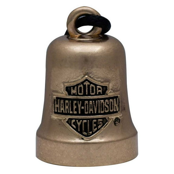 Harley-Davidson Motorcycle H-D Bar & Shield Eagle Ride Bell - Brass Tone, Harley Davidson
