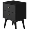 thumbnail image 6 of Home Square 3 Piece Set with 2-Drawer Nightstand & 7-Drawer Dresser in Black, 6 of 21