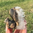 thumbnail image 6 of RSAMD 1pc Crystal Cluster Squirrel Natural Quartz Mineral Specimen Hand Carved Healing, 6 of 9