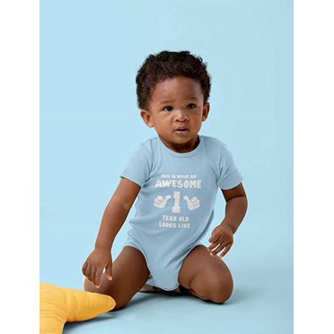 1st Birthday Outfit For Baby Boy & Girl - Cute First Birthday Bodysuit & Onesie