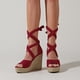 thumbnail image 4 of Zapatos de mujer Casual Peep Toe Cuñas Super High Heels Sandalias de moda con cordones Wmkox8yii sa4152, 4 of 9