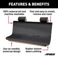 thumbnail image 2 of ARIES 3147-09 Seat Defender 58-Inch x 63-Inch Black Waterproof Universal Extra-Large Bench Truck Seat Cover Protector, 2 of 6