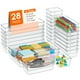 thumbnail image 1 of Organizador de cajones Lifewit, 28 unidades, divisores de escritorio de plástico transparente, 1 of 9