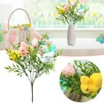 thumbnail image 2 of WMGHA Easter Egg Branch Artificial Easter Stem Creative Easter Floral Picks Plastic Easter Bouquet For Easter Day Decoration Artificial Flower Vase, Easter Flowers Artificial For Decoration, 2 of 6
