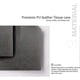thumbnail image 2 of Modern Fine Pu Leather Square Tissue Box Decorative Tissue Box Holder Dark Gray, 2 of 4