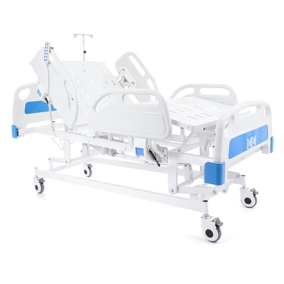 Cama Hospitalaria Eléctrica Hilphy Medical 5 Funciones De Lujo Con Barandales Independientes Colchón Seccionado