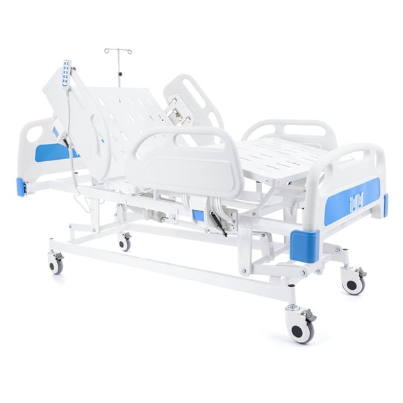 Cama Hospitalaria Eléctrica Hilphy Medical 5 Funciones De Lujo Con Barandales Independientes Colchón Seccionado