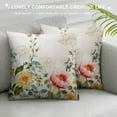 thumbnail image 3 of HENGT Floral Spring Pillow Covers  Vintage Wild Flowers Decor Throw Pillows Outdoor Farmhouse Wildflower Plant Decorative Cushion for Couch Bed Sofa, 3 of 5