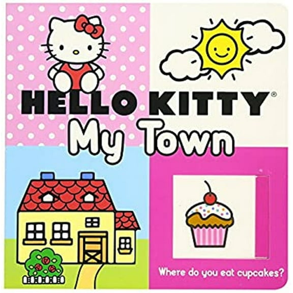 Pre-Owned Hello Kitty: My Town Slide and Find (Board Book) 9780312517694