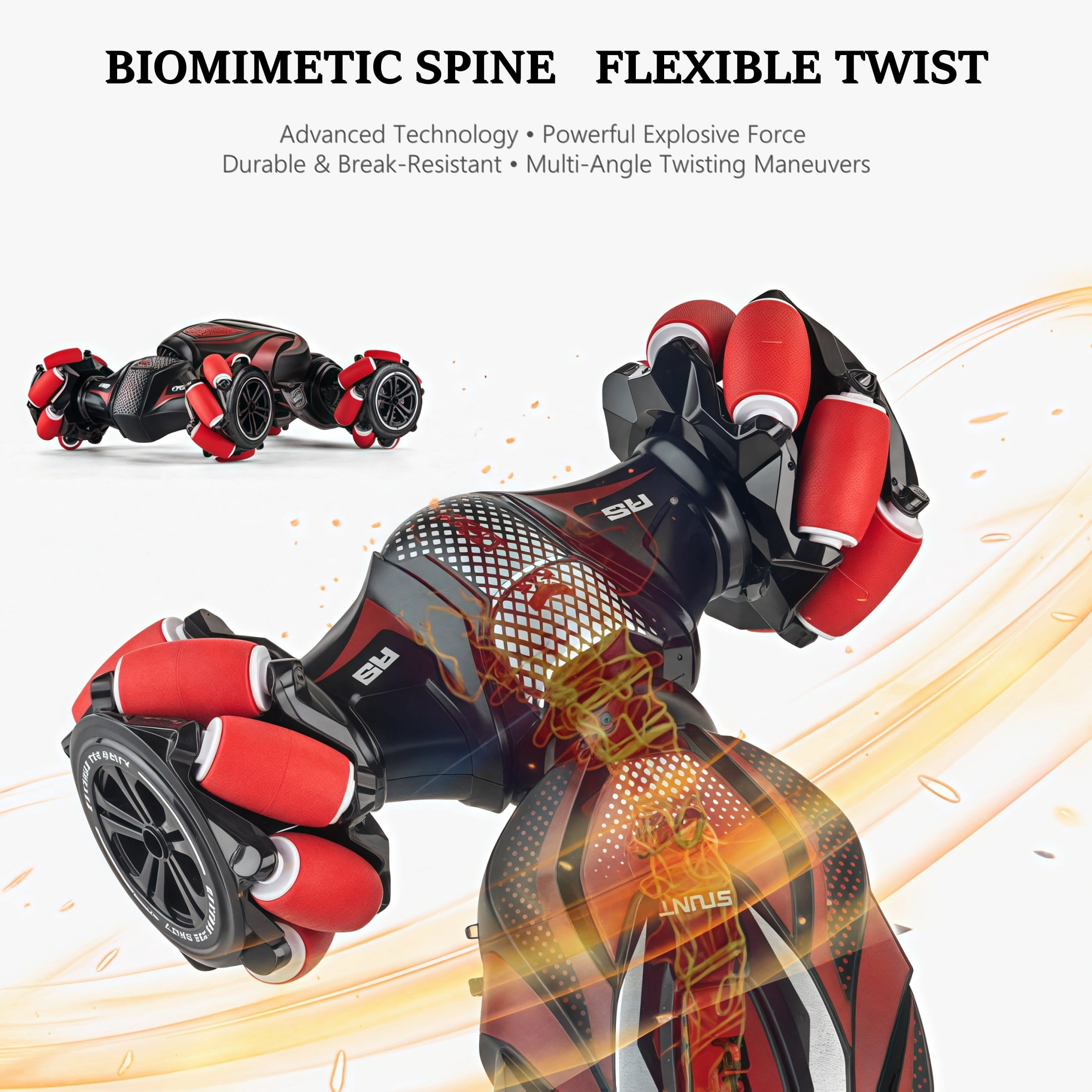 Aofar Gravity Somatosensory Remote Control Stunt Omni-Directional Twist Car - Collectible