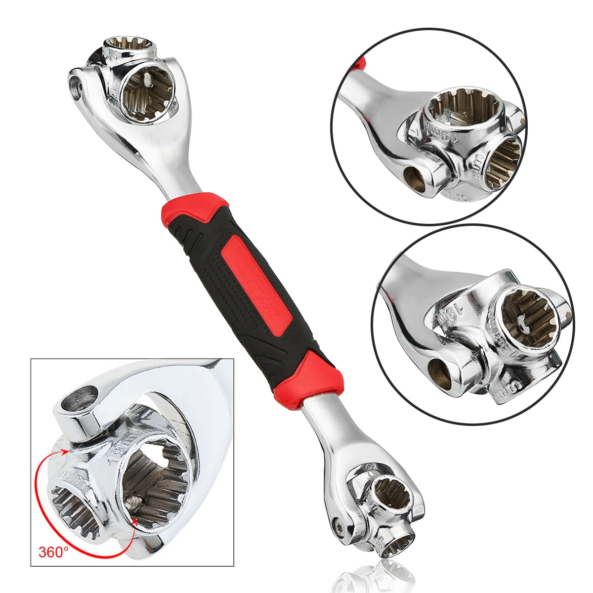 New Wrench In One Socket Works Spline Bolts All Size Stand Socket Tiger 48 in 1