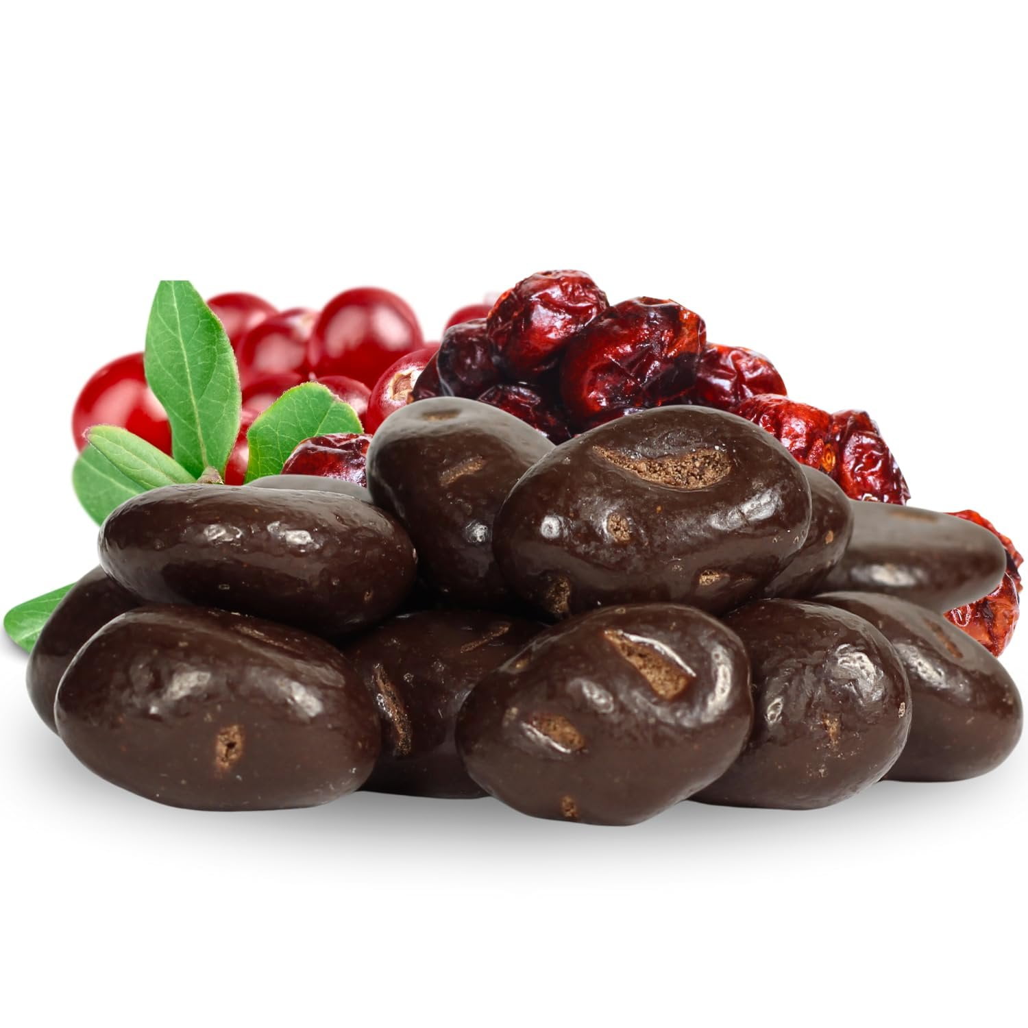 Dark Chocolate Covered Cranberries by Its Delish, 3 LBS Jumbo Container  Gourmet Dark Chocolate Cranberries, Healthy Snacks Chocolate Fruit  USA Made, Vegan, Kosher