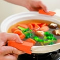 thumbnail image 3 of 7.5" Silicone Pot Handle Holders - Heat Resistant Grips for Oven Microwave Cookware with Non-Slip Texture​, 3 of 5