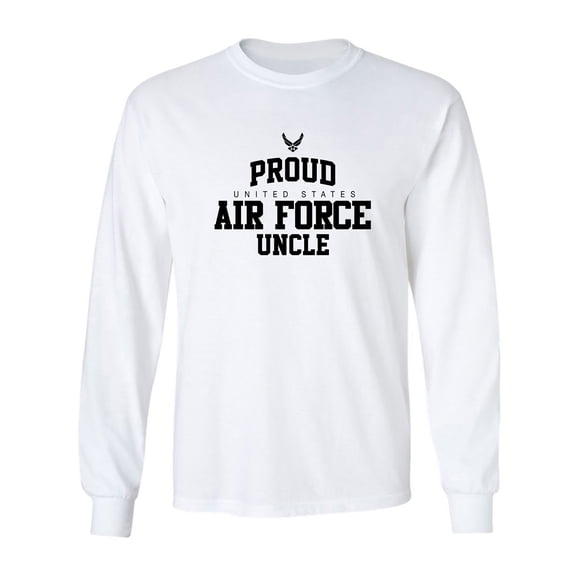 Proud Air Force UNCLE Adult Long Sleeve T-shirt