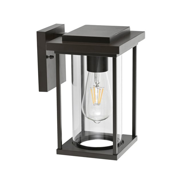Xtricity - Outdoor Wall Light, 9.5'' Height, From the Marshall Collection, Black