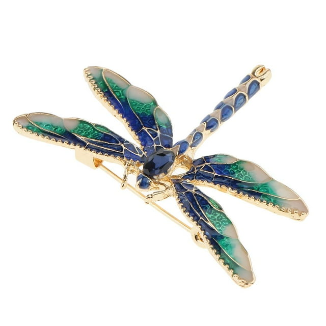 De Aleación de Mujer Animal Mignon Précieux Libellule Épingles Broches Accessoire Bleu