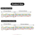 thumbnail image 3 of BRADCET Compatible With Apple Watch Band iWatch Bands 38mm 40mm 41mm 42mm 44mm 45mm Ultra 49mm Women Men, Soft Silicone Printed Sport Band Wristbands for iWatch Series 9 8 7 SE 6 5 4 3 2 1, 3 of 9