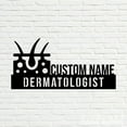 thumbnail image 5 of Handmadetneonsign Dermatologist Metal Nameplate, Doctor Desk Nameplate, Doctor Desk Name Plate Decor, 5 of 5