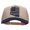 Navy Khaki, variant on Grey Arizona State Two Tone Cotton Twill 5 panel Mesh Back Cap - Navy Grey OSFM