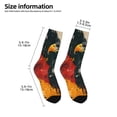 thumbnail image 2 of Rocae Ink Style Bald Eagle for Girls Boys Crew Socks,Children's Socks, Kids Socks, Toddler Socks: Daily Wear with Kids School Uniform, 2 of 5